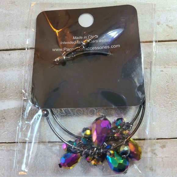 Papparazi Oil Spill-Dazzling Downpour Multi Hoop E - Picture 2 of 3